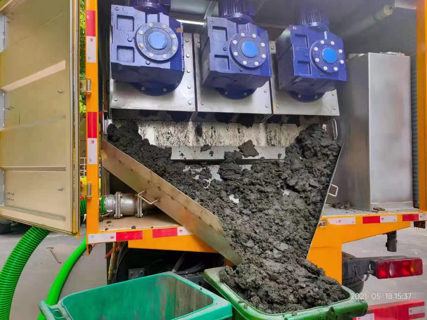 沙河口化粪池清掏城市维护站-泥浆净化干湿分离处理